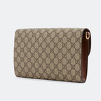Gucci Horsebit 1955 GG Supreme Canvas Small Shoulder Bag – Beige