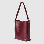 Gucci GG Emblem Medium Shoulder Bag – Rosso Ancora