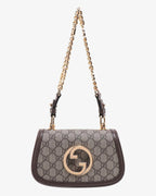 Gucci Blondie Mini GG Supreme Canvas Shoulder Bag – Beige