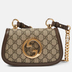 Gucci Blondie Mini GG Supreme Canvas Shoulder Bag – Beige