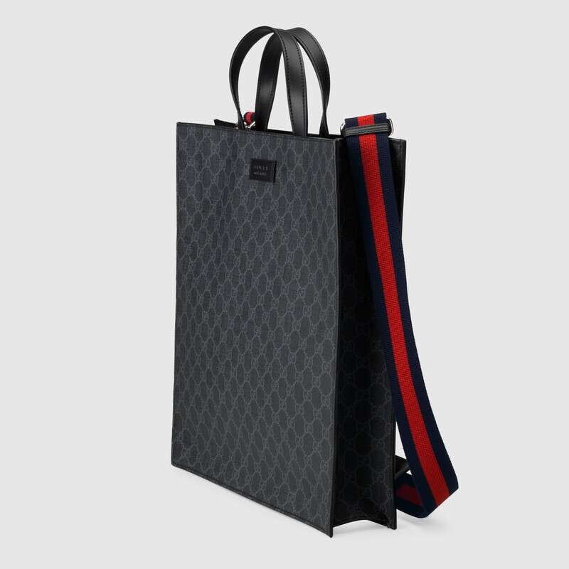 Gucci GG Supreme Canvas Tote Bag – Black