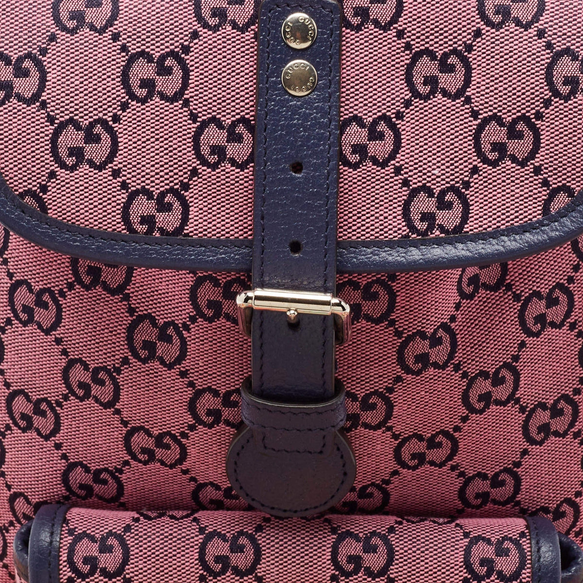 Gucci GG Canvas Backpack – Pink