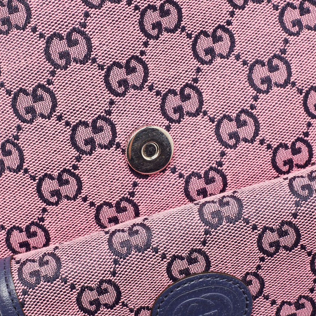 Gucci GG Canvas Backpack – Pink