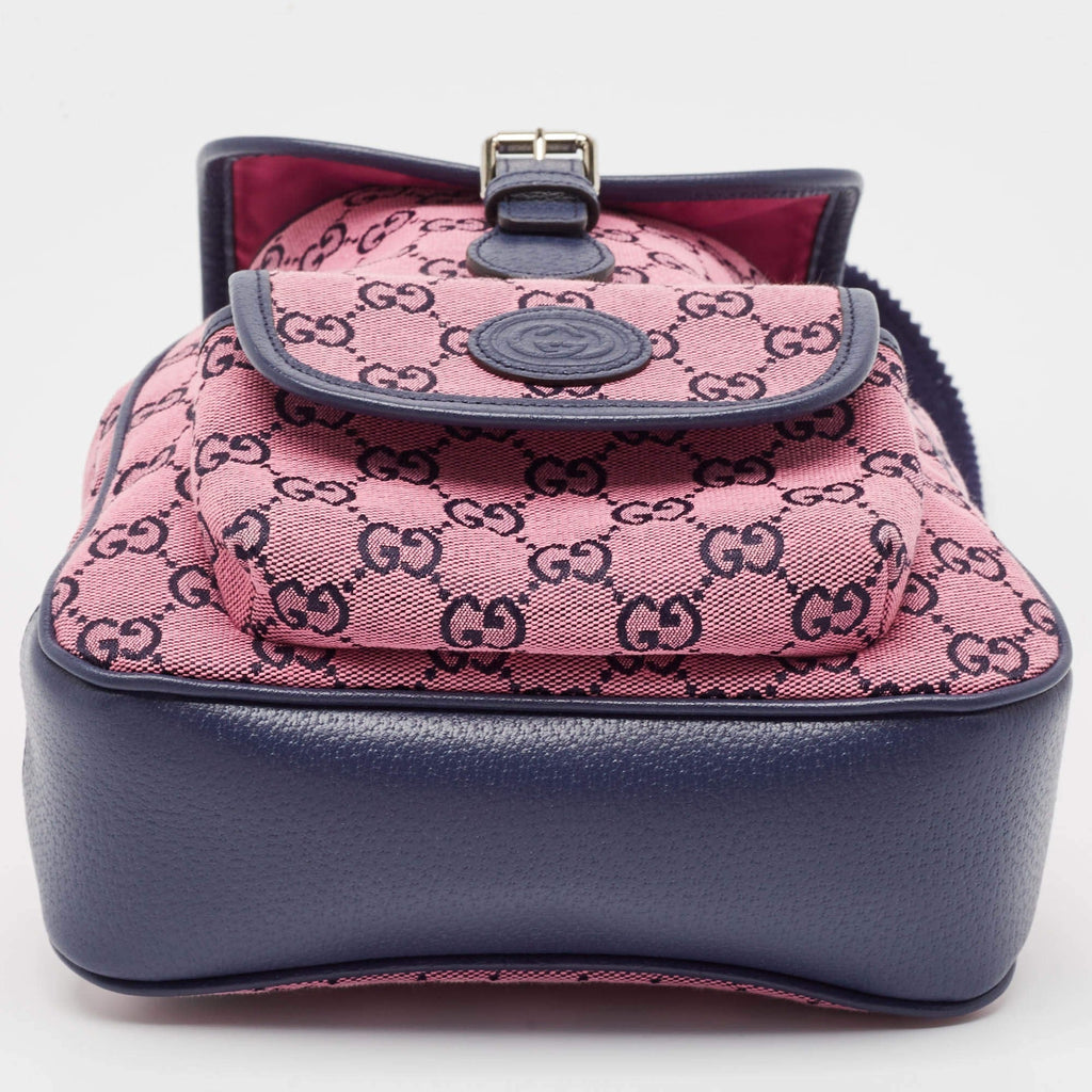 Gucci GG Canvas Backpack – Pink