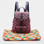 Gucci GG Canvas Backpack – Pink