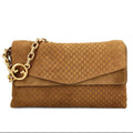 Gucci Large GG Chain Shoulder Bag – Brown