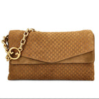 Gucci Large GG Chain Shoulder Bag – Brown