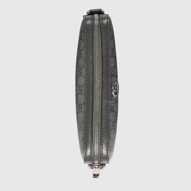 Gucci GG Supreme Canvas Ophidia Shoulder Bag – Grey