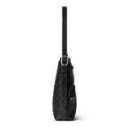 Gucci GG Emblem Medium Leather Tote Bag – Black