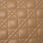 Dior Large Lady Dior Top Handle Bag - Beige