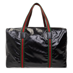 Gucci GG Crystal Large Holdall Duffle Bag – Black