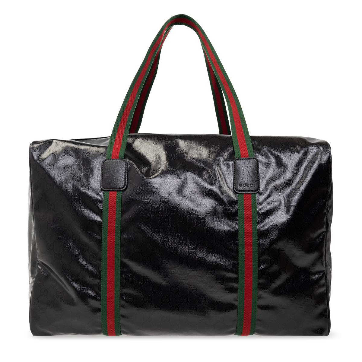 Gucci GG Crystal Large Holdall Duffle Bag – Black