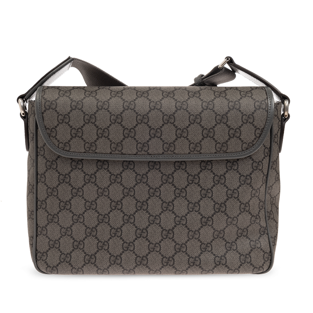 Gucci GG Supreme Canvas Medium Ophidia Messenger Bag – Grey