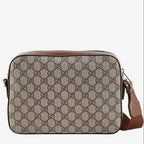 Gucci GG Supreme Crossbody Shoulder Bag – Beige