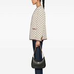 Gucci Aphrodite Small Leather Shoulder Bag – Black