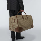 Gucci GG Supreme Canvas Interlocking G Duffle Bag – Brown