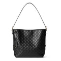 Gucci GG Emblem Medium Leather Tote Bag – Black