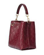 Gucci GG Calfskin Emblem Medium Shoulder Bag – Rose Ancora