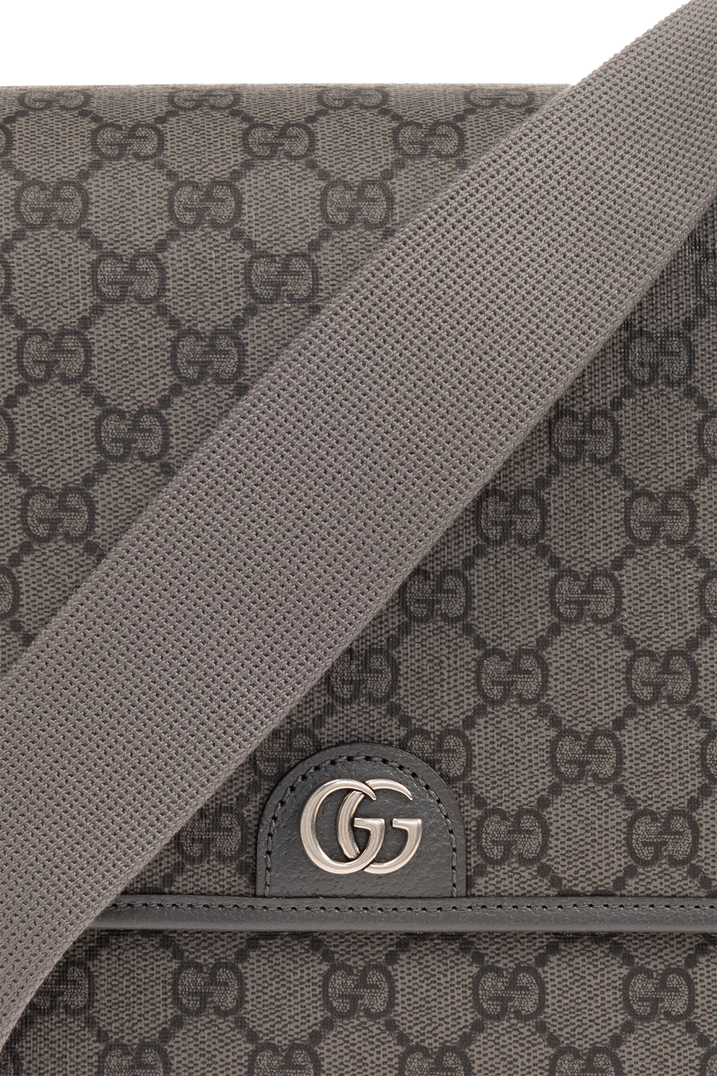 Gucci GG Supreme Canvas Medium Ophidia Messenger Bag – Grey