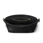 Gucci GG Emblem Medium Leather Tote Bag – Black