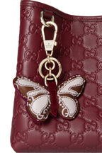 Gucci GG Calfskin Emblem Medium Shoulder Bag – Rose Ancora
