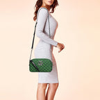 Gucci GG Canvas Marmont Small Shoulder Bag – Green