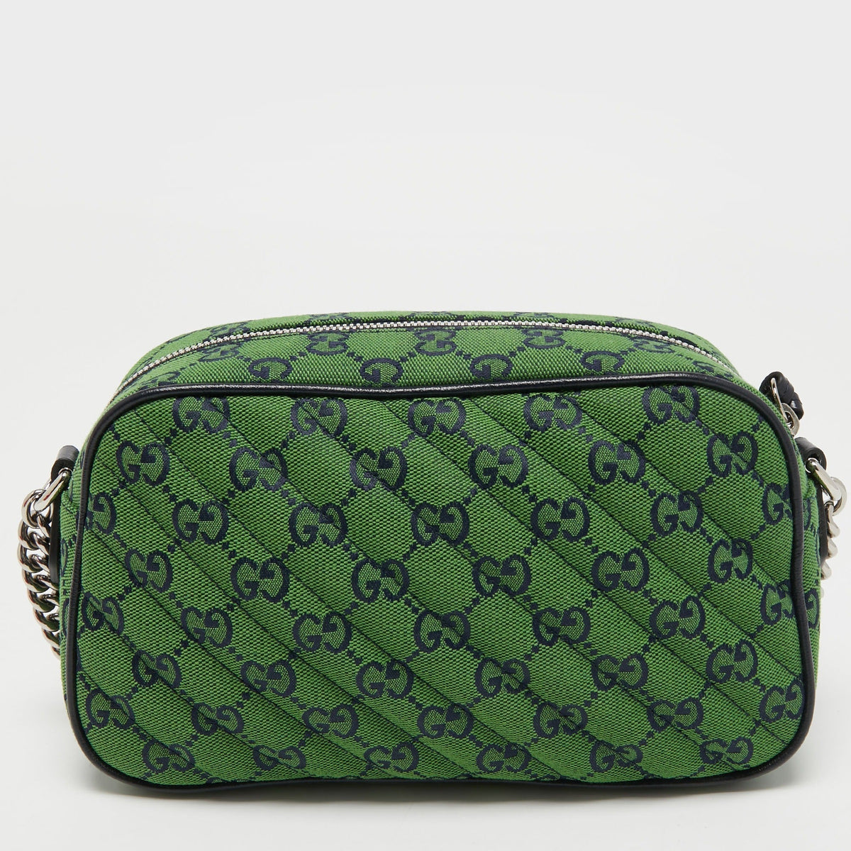 Gucci GG Canvas Marmont Small Shoulder Bag – Green