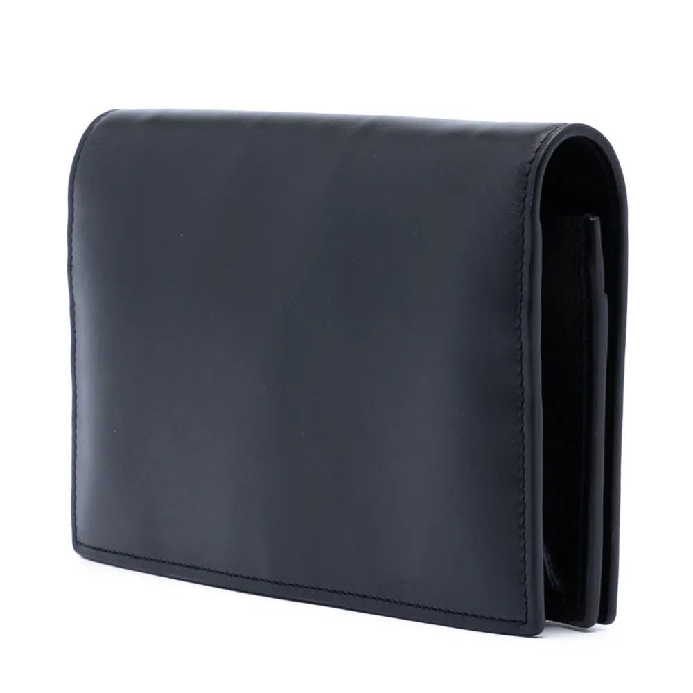 Gucci XL Embossed Leather Chain Shoulder Bag – Black