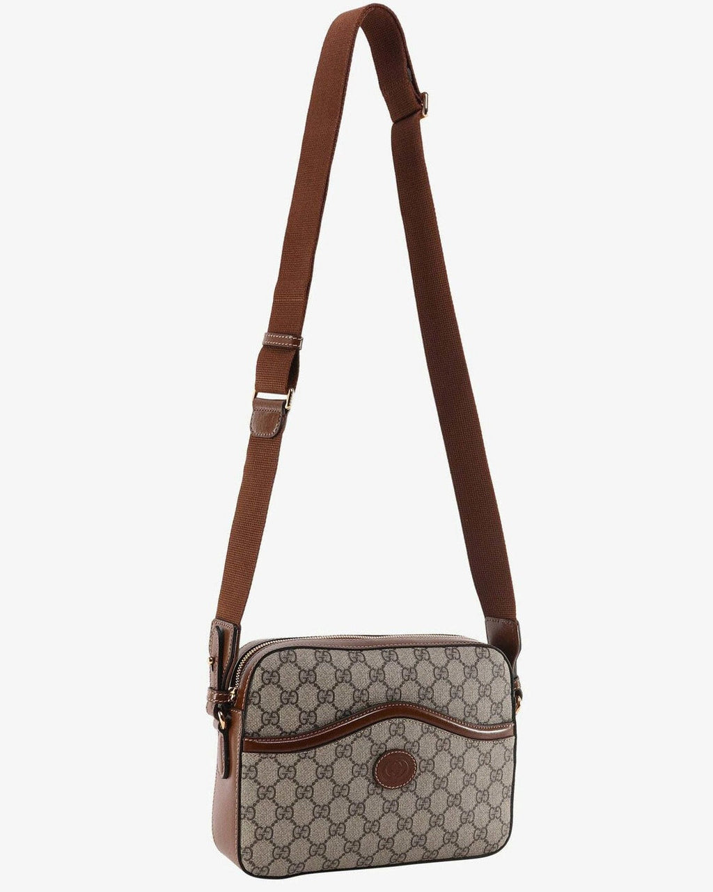 Gucci GG Supreme Crossbody Shoulder Bag – Beige