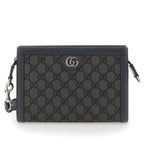 Gucci GG Supreme Ophidia Mini Clutch Crossbody Bag – Grey