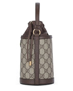 Gucci GG Canvas Ophidia Mini Bucket Bag – Beige