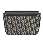 Dior Medium Saddle Messenger Bag with Flap - Black