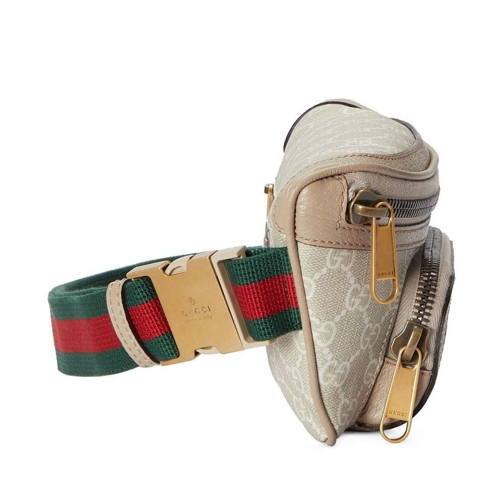 Gucci Interlocking G Canvas Belt Bag – Beige