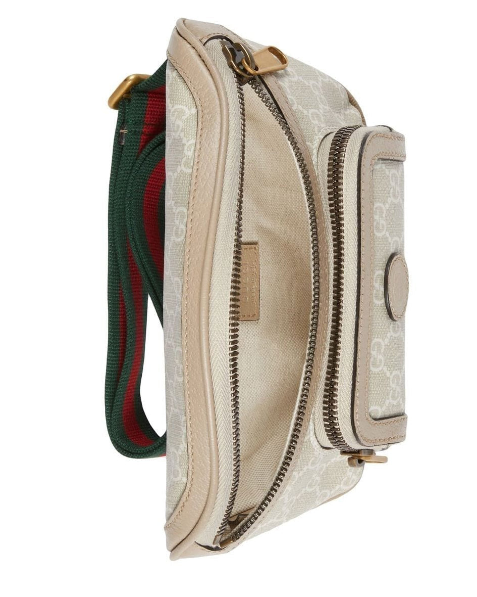 Gucci Interlocking G Canvas Belt Bag – Beige