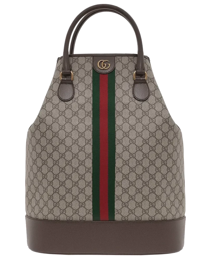 Gucci Signature GG Canvas Savoy Duffle Bag – Beige
