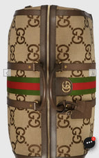 Gucci Jumbo GG Canvas Duffle Bag – Brown