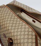 Gucci GG Supreme Canvas Interlocking G Duffle Bag – Brown