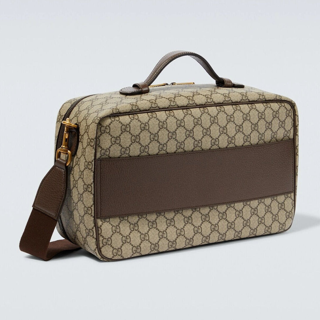 Gucci Ophidia GG Supreme Canvas Shoe Case Bag – Beige