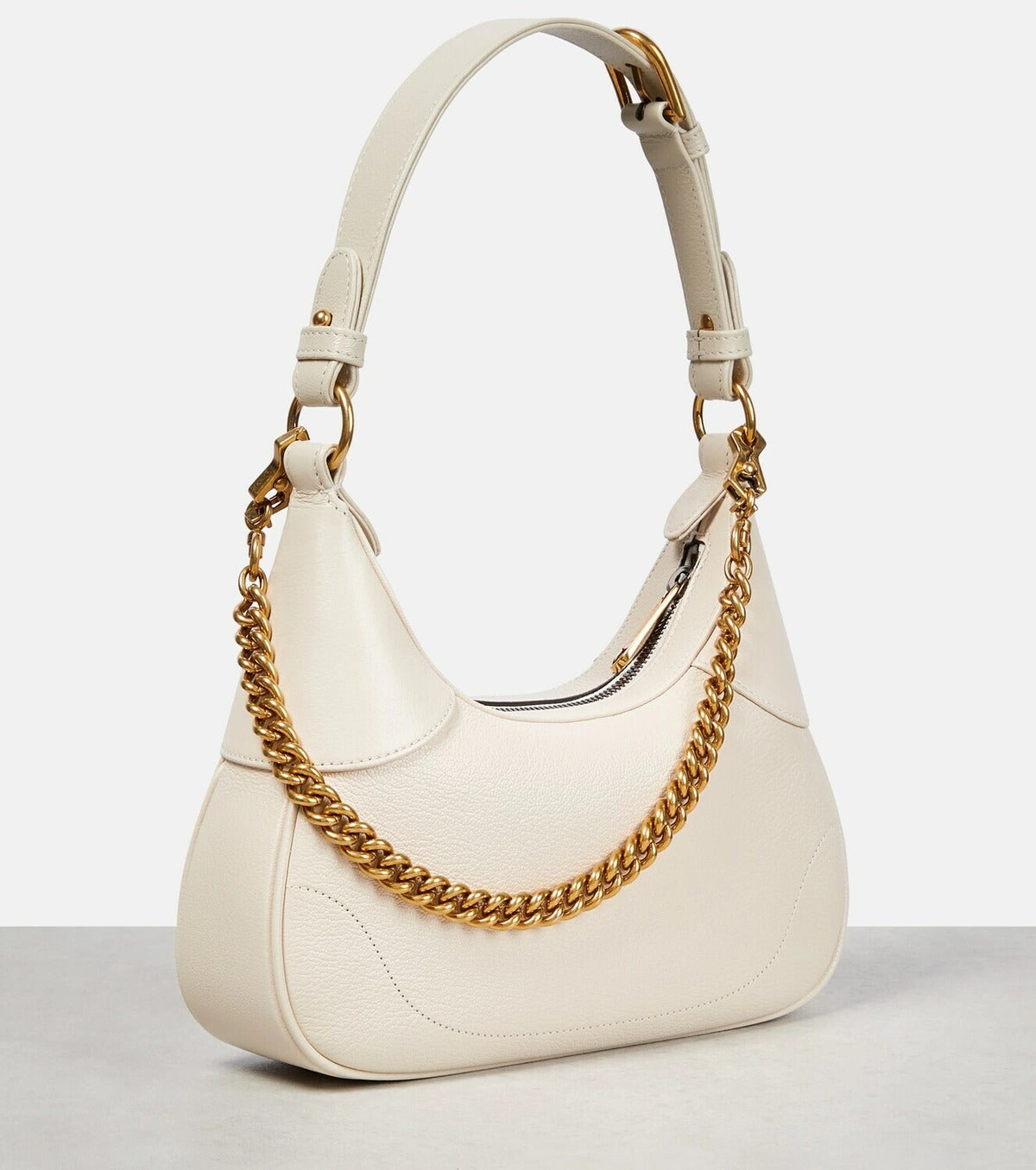 Gucci Aphrodite Small Leather Shoulder Bag – White