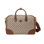 Gucci GG Supreme Canvas Interlocking G Duffle Bag – Brown