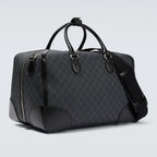 Gucci GG Supreme Canvas Interlocking G Duffle Bag – Black