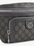 Gucci Ophidia Interlocking G Canvas Bum Bag – Grey