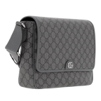 Gucci GG Supreme Canvas Medium Ophidia Messenger Bag – Grey