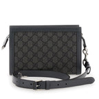 Gucci GG Supreme Ophidia Mini Clutch Crossbody Bag – Grey