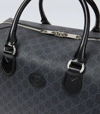 Gucci GG Supreme Canvas Interlocking G Duffle Bag – Black