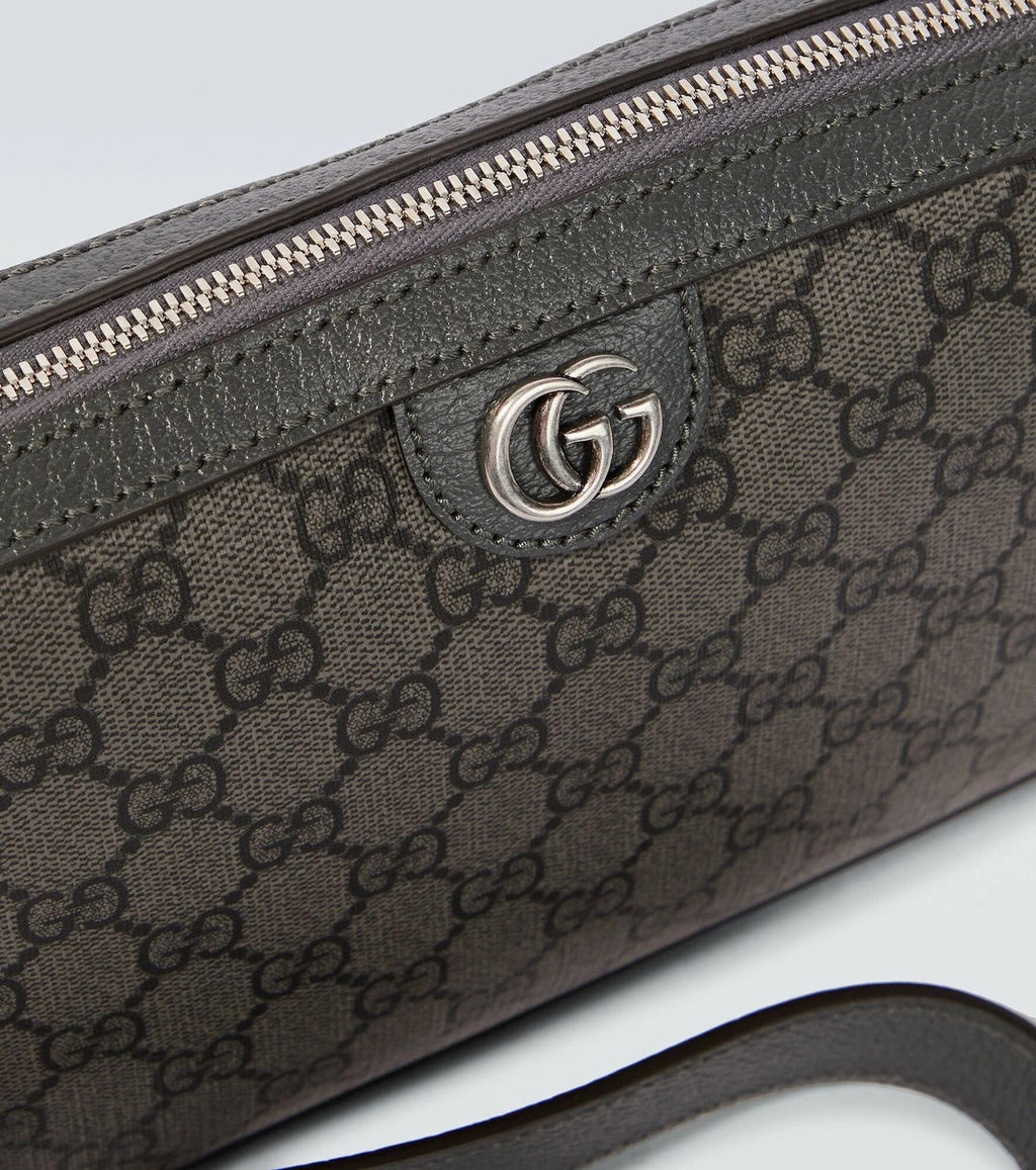 Gucci GG Supreme Canvas Ophidia Shoulder Bag – Grey