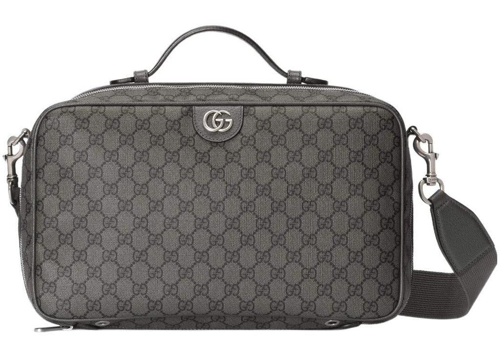 Gucci GG Supreme Canvas Ophidia Shoulder Bag – Grey