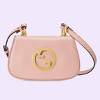 Gucci Blondie Mini Leather Crossbody Shoulder Bag – Pink