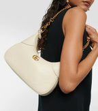 Gucci Aphrodite Small Leather Shoulder Bag – White