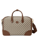 Gucci GG Supreme Canvas Interlocking G Duffle Bag – Brown